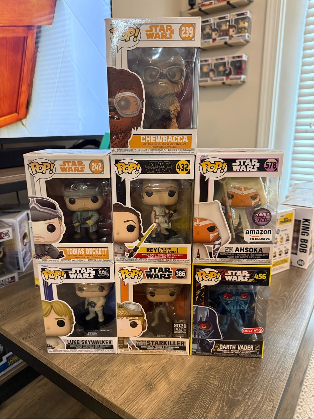 NIB Funko Pop! Star Wars Figures - entire lot $40